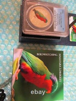 2016 $2 PCGS PR69DCAM Cook Islands Birding Rimatara Lorikeet 1/2 OZ Silver Coin