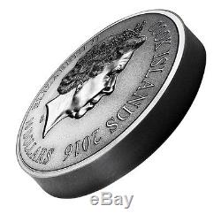 2016 2 oz Cook Islands Silver Norse Gods Loki Ultra High Relief NGC MS 69 Antiqu