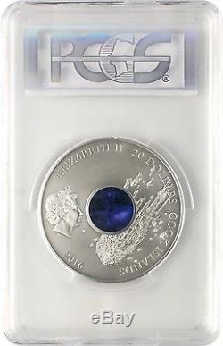 2016 $20 Cook Islands Campo Del Cielo Meteorite 3 oz. Silver Coin PCGS MS70