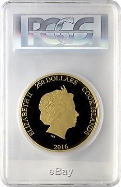 2016 $250 Cook Islands Pope Francis 1 oz. Gold Coin PCGS PR69DCAM First Strike