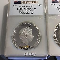 2016 3 Oz. Silver Queen Elizabeth 90th Birthday. Your choice PCGS or NGC 70'S