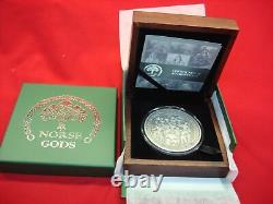 2016 COOK ISLANDS NORSE GODS $25 5 OZ. 999 WithANTIQUE FINISH ORIG