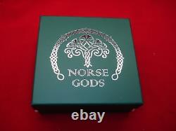 2016 COOK ISLANDS NORSE GODS $25 5 OZ. 999 WithANTIQUE FINISH ORIG