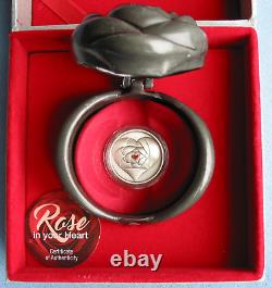 2016 Cook Islands $1 Rose in Your Heart 1/2 oz. 999 Silver Coin with box & COA