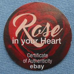 2016 Cook Islands $1 Rose in Your Heart 1/2 oz. 999 Silver Coin with box & COA