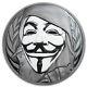 2016 Cook Islands 1 oz Silver $5 Guy Fawkes Mask SKU #104215