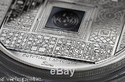 2016 Cook Islands $10 999 Silver coin Egyptian Labyrinth Large 50mm Coin