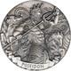 2016 Cook Islands 2 Ounce Silver $2 Gods of Olympus POSEIDON Antique Finish