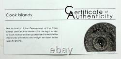 2016 Cook Islands $2 Tamdakht Meteorite First Strike PCGS MS69 with COA AND BOX
