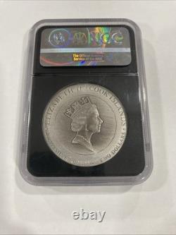2016 Cook Islands $2 Zeus 2 oz. 999 Silver NGC Gem Antiqued Gods and Goddesses