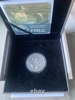 2016 Cook Islands 2 oz. 999 Antiqued Silver Norse Gods FRIGG, Low Mintage