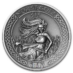 2016 Cook Islands 2 oz Silver High Relief Norse Gods Sif SKU #103093