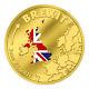 2016 Cook Islands $20 1/10 Oz. 9999 Fine Proof Gold Brexit Coin PRESALE SKU41689