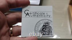 2016 Cook Islands $5 Great Tea Race 1 oz Silver Proof with Box & COA Limited 1500
