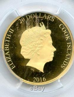 2016 Cook Islands Brxit Gold coin 1/10 ounce of Gold Proof 70 DCam First Strike