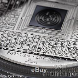 2016 Cook Islands EGYPTIAN LABYRINTH Milestones of Mankind 50mm Silver Coin $10