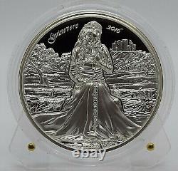 2016 Cook Islands Guinevere Legends of Camelot 2 Oz Proof UHR Silver Coin