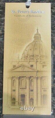 2016 Cook Islands, St. Peter's Basilica $20 100 Gram. 999 Silver 4 Layer Strike