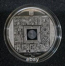 2016 Milestones of Mankind Egyptian Labyrinth Silver Coin Cook Islands