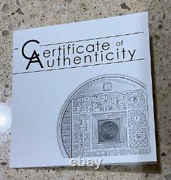 2016 Milestones of Mankind Egyptian Labyrinth Silver Coin Cook Islands