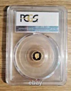2016 PCGS PR69DCAM COOK ISLANDS WILLIAM SHAKESPEARE $5 GOLD (0.9999) COIN 0.5g