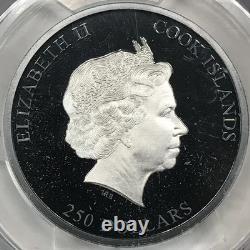 2016 Ronald Reagan Black Proof 1 oz Palladium Cook Islands $250 PCGS PR-70 DCAM