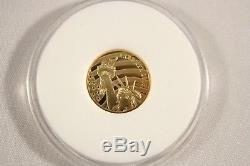 2016 Statue of LIberty $5 Gold Coin from Cook Islands 1/10 Oz. 24 Gold