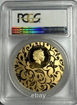 2017 1 Oz Silver $5 Cook Islands Scarab Selection Solar Zenith Pcgs Pr70dcam
