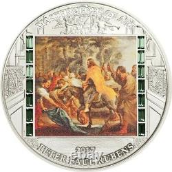 2017 $20 Christ's Entry Into Jerusalem PETER PAUL RUBENS 3 Oz Silver Proof Coin