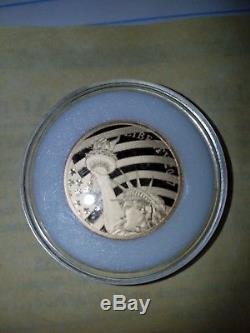 2017 $25 Cook Islands 1/2 Ounce. 24 Pure Gold Coin Rare With COA