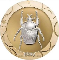 2017 $5 Cook Islands SCARAB SELECTION II PROOF Gilded 3x1 Oz Silver Coins Set