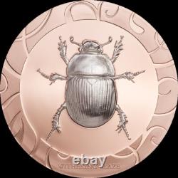 2017 $5 Cook Islands SCARAB SELECTION III PROOF Gilded 3 oz Silver Coin Set