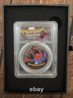 2017 $5 Cook Islands Spider-Man Homecoming PCGS PR69DCAM + COA