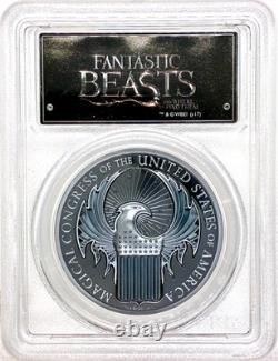 2017 $5 Cook Isles Fantastic Beasts 1 oz. 999 PureSilver Proof PCGS PR69DCAM FS