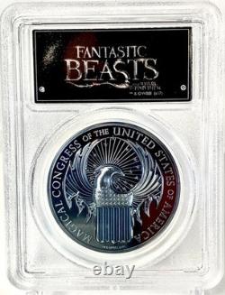 2017 $5 Cook Isles Fantastic Beasts 1 oz. Silver Proof PCGS PR70DCAM FS