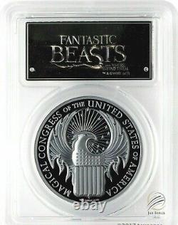 2017 $5 Cook Isles Fantastic Beasts 1 oz. Silver Proof PCGS PR70DCAM FS