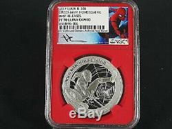 2017 Cook Isl, Spiderman Homecoming NGC Pf 70 Ucam Mercanti Signed FR