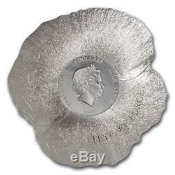 2017 Cook Islands 1 oz Silver $5 Remembrance Poppy Shape Coin SKU #152247