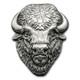 2017 Cook Islands 2 oz Silver Antique Finish American Buffalo