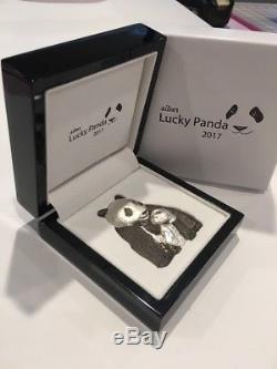 2017 Cook Islands $20 88g Silver. 999 Silver Lucky Panda