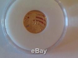 2017 Cook Islands $5.00 1/10 oz. 24 pure gold Statue of Liberty coin $5