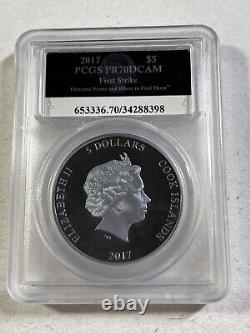 2017 Cook Islands $5 Fantastic Beast Coin Graded PR 70 DCAM by PCGS Low Mintage