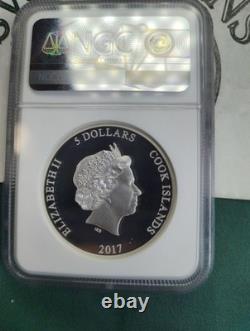 2017 Cook Islands $5 Fantastic Beasts Magical Congress NGC PF70 Ultra Cameo E104