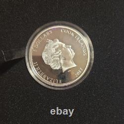 2017 Cook Islands $5 Spider-Man Homecoming 1oz. 999 Silver Proof Coin