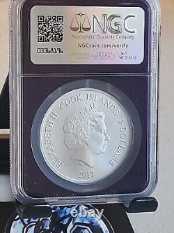 2017 Cook Islands ERIK KarissonUpper Deck. 9999 coin NGC Proof SP-69, NHL Hockey