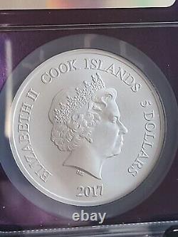 2017 Cook Islands ERIK KarissonUpper Deck. 9999 coin NGC Proof SP-69, NHL Hockey