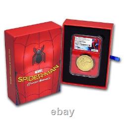 2017 Cook Islands Gold $200 Spider-Man Homecoming PF70 UC FDOI NGC Coin Signed
