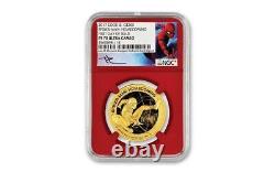 2017 Cook Islands Gold $200 Spider-Man Homecoming PF70 UC FDOI NGC Coin Signed