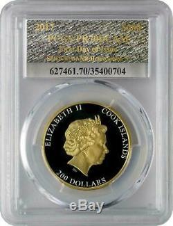 2017 Cook Islands Gold $200 Spider-Man Homecoming PR70 DCAM FDOI PCGS Coin