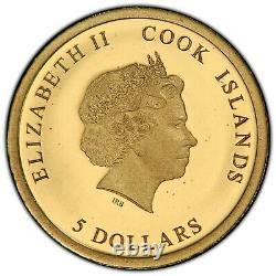 2017 Cook Islands Gold $5 Princess Diana PCGS PR69DCAM RGUTH006/012